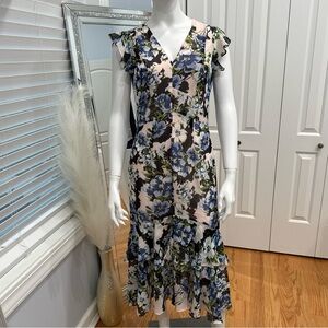 Gorgeous floral dress with ruffles